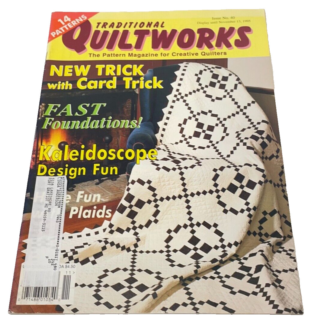 Traditional Quiltworks The Pattern Magazine for Traditional Quilters 1995 14+ PT