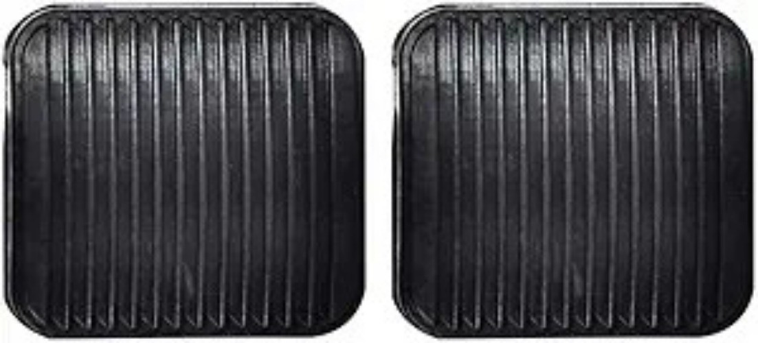 2PCS Brake and Clutch Pedal Pad Kit 2pcs Compatible with 1987-2006 Wrangler TJ L