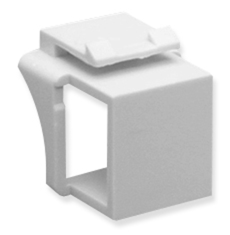 ICC ICC-IC107BN0WH Feedthrough/Blank Keystone Module 10 Pack White