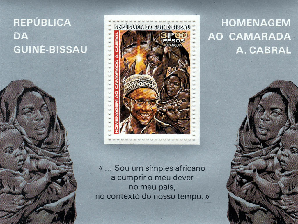 Guinea-Bissau Stamps 1976 Amilcar Cabral Anniversary Luxury Block Set