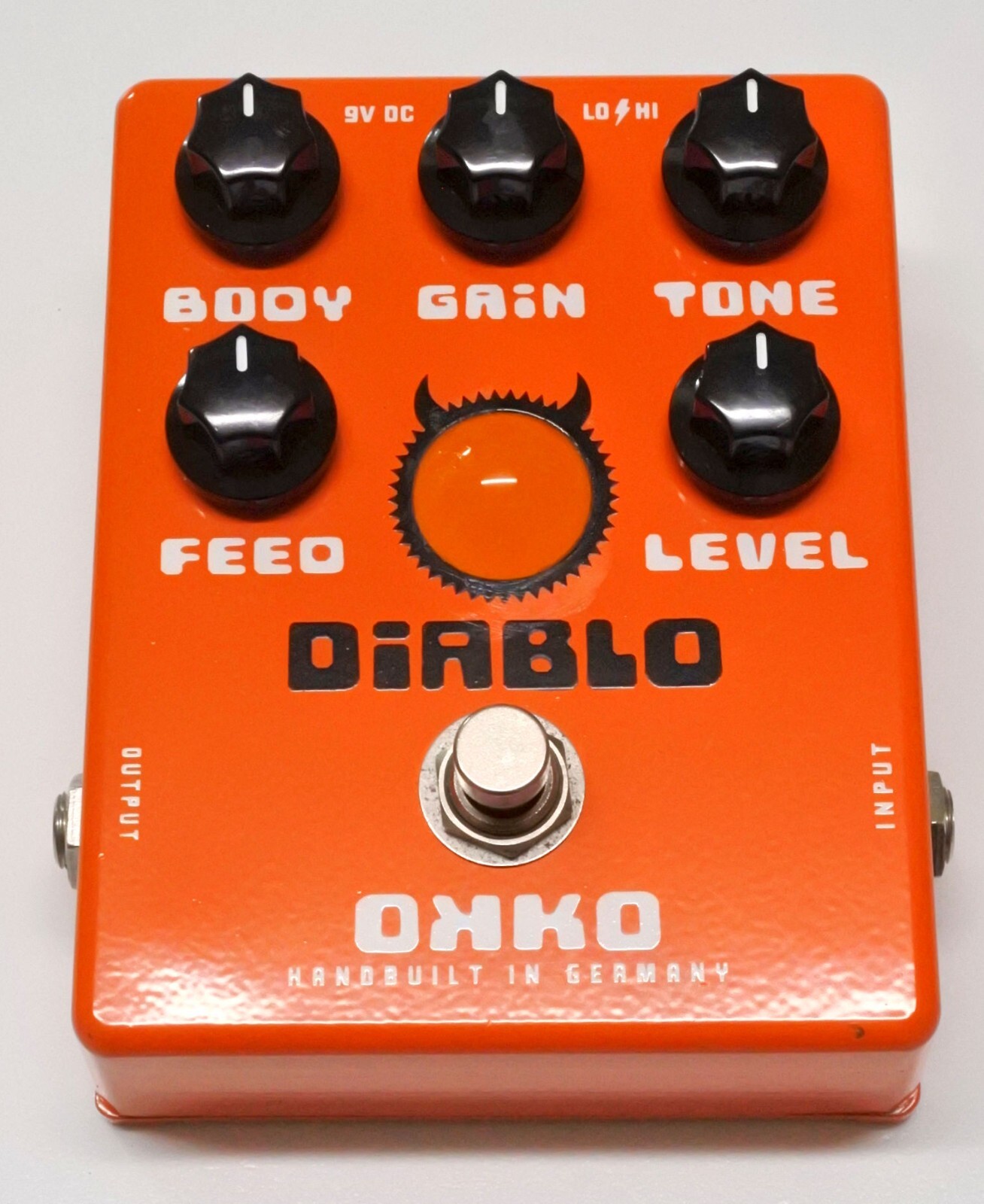 OKKO DiABLO Over Drive Guitar Effects Pedal made in Germany #1 DHL or EMS