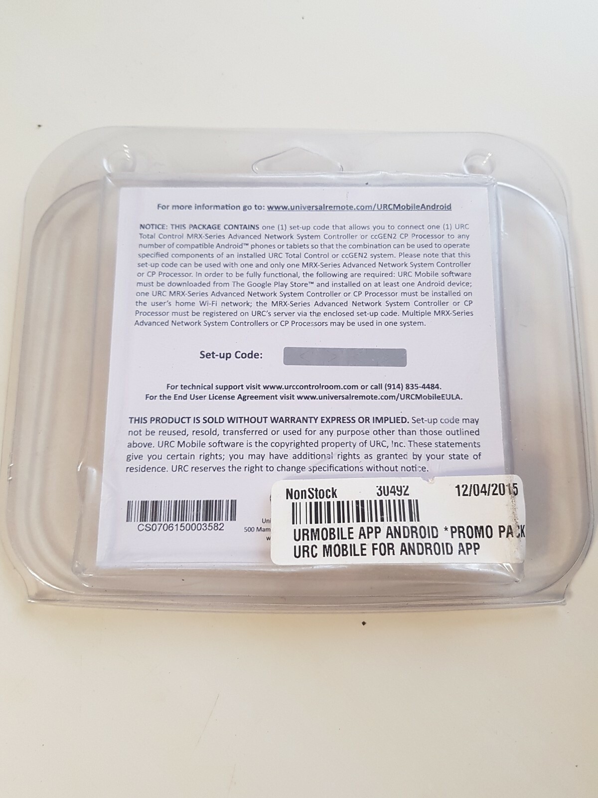 Brand New URC Mobile Android System Activation Free Shipping