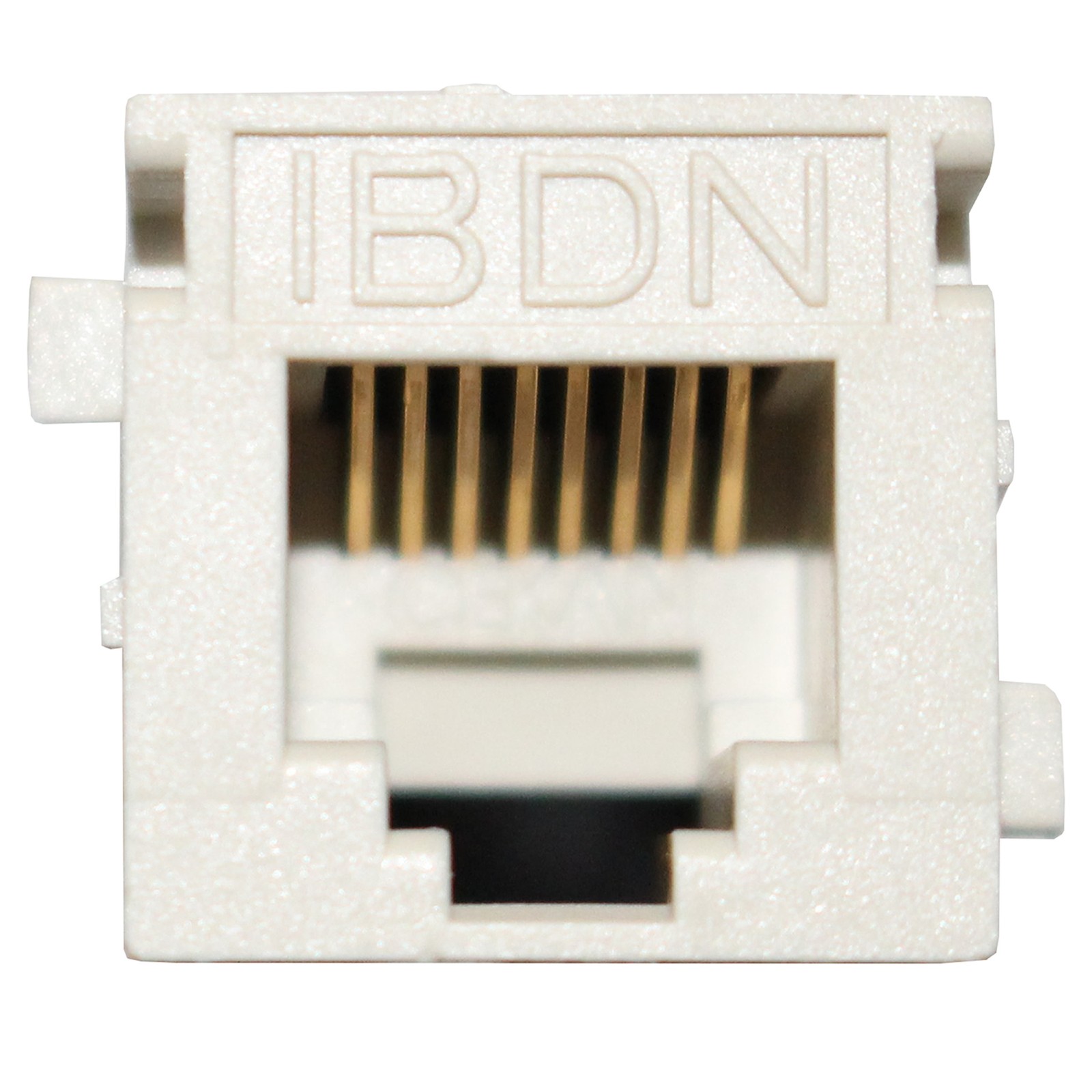 BELDEN AX101034 USOC MODULAR JACK, MDVO, RJ45, ALMOND FINISH