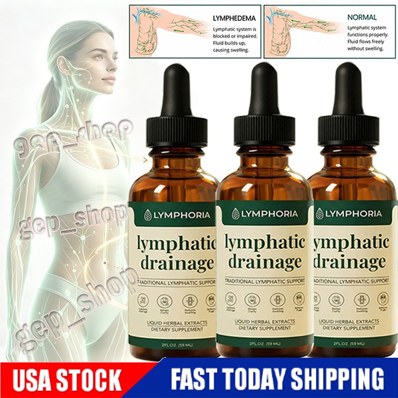 3X Lymphoria - Lymphatic Drainage 59ml - Detox,Bloat Relief & Immune Support