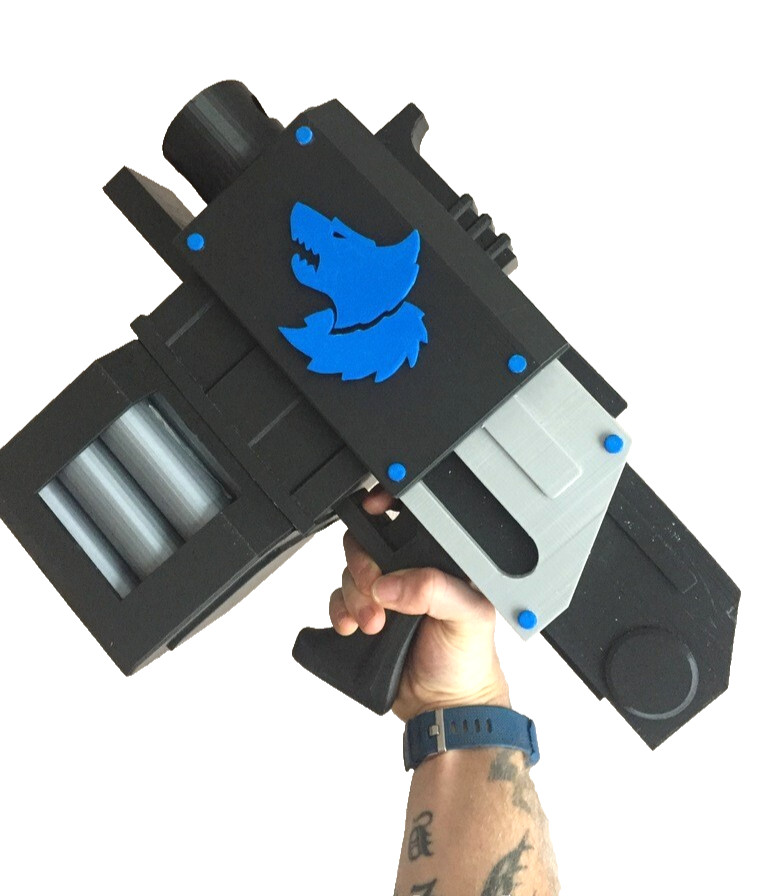 Storm Bolter Cosplay Prop Replica Model Kit Compatible With Warhammer Space