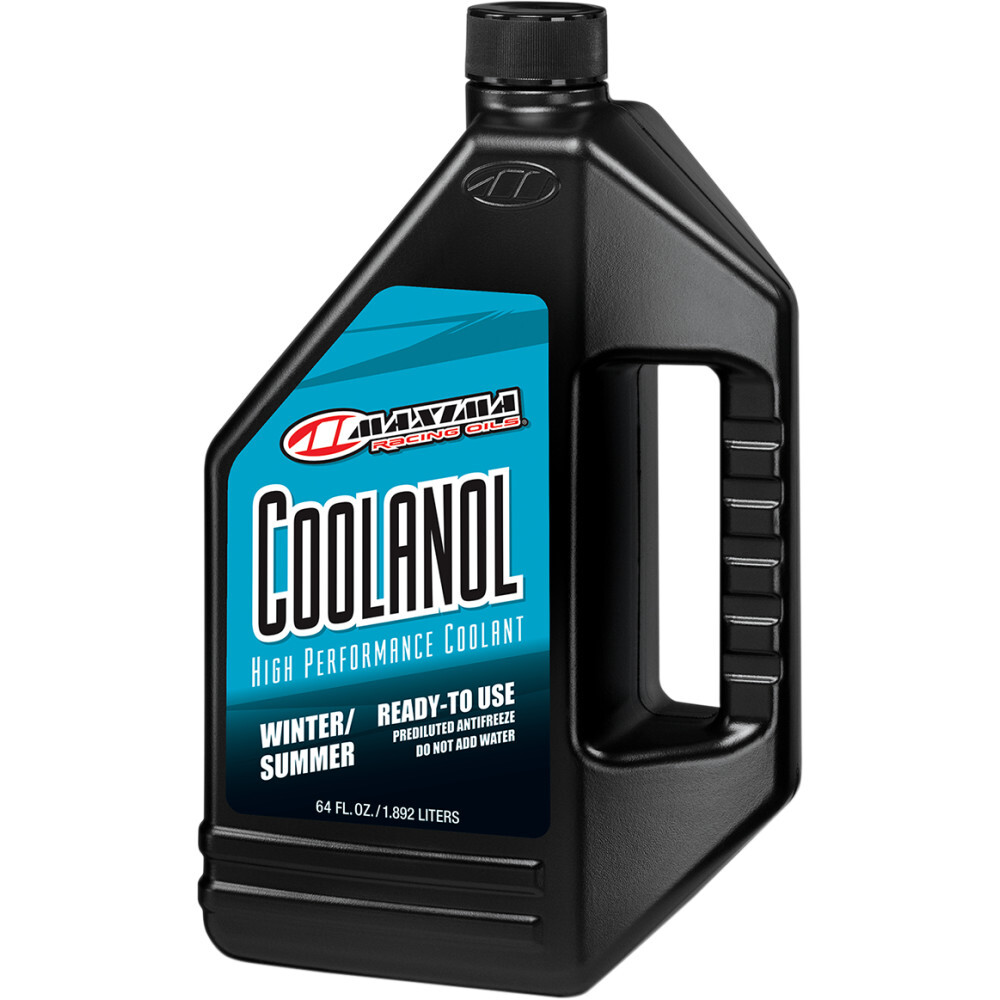Maxima Racing Oil Coolanol Motorcycle ATV Antifreeze Coolant | 64 oz | 82964