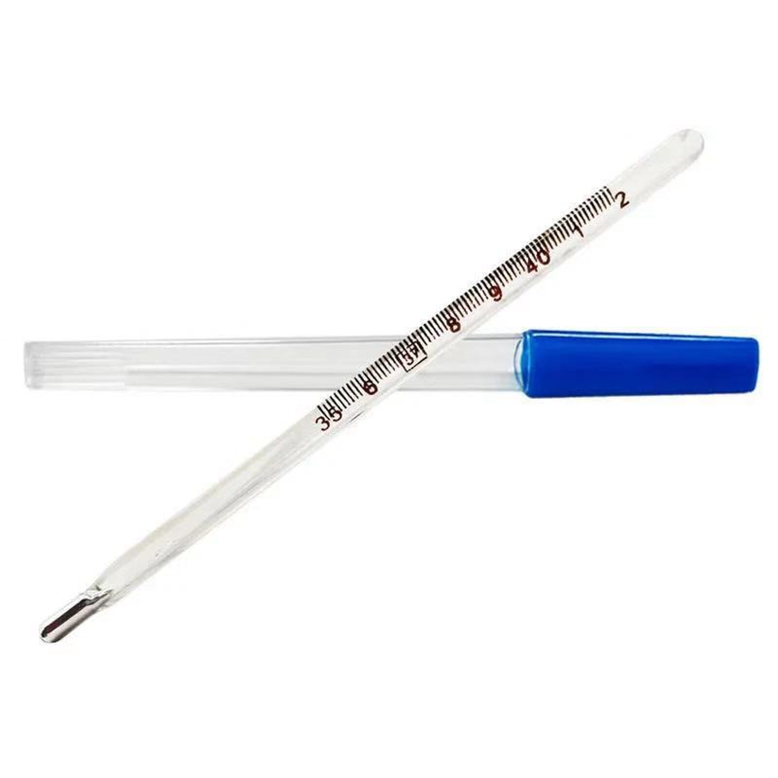 Triangle Glass Body Thermometer 1ml Home Use Oral And Axillary Adult Children