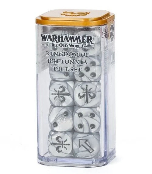 Warhammer The Old World Kingdom of Bretonnia Dice Set NEW/Sealed