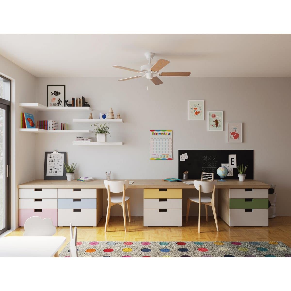 AirPro Collection Builder 42'' 5-Blade Ceiling Fan