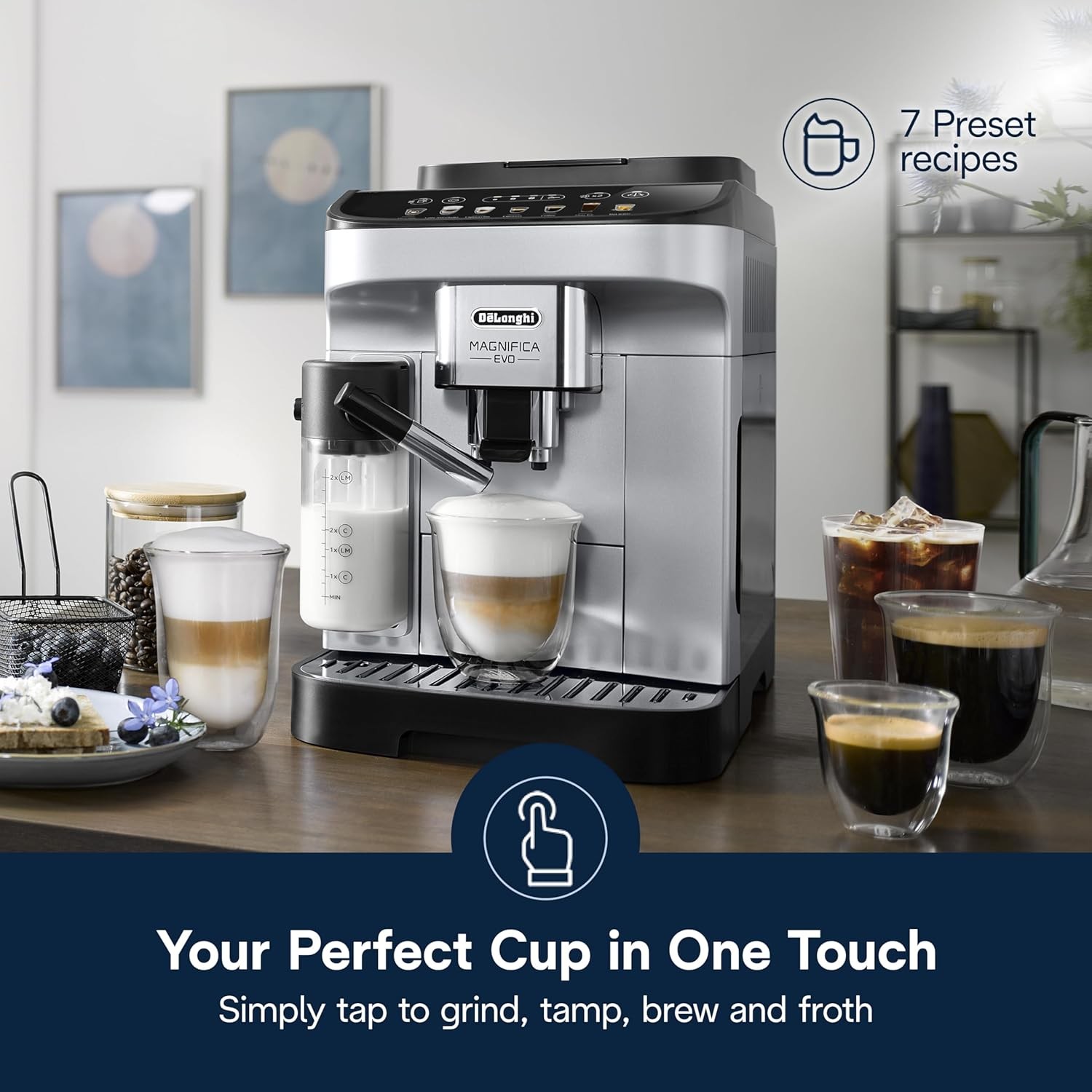 Delonghi Magnifica Evo ECAM29084SB Superautomatic Espresso Machine