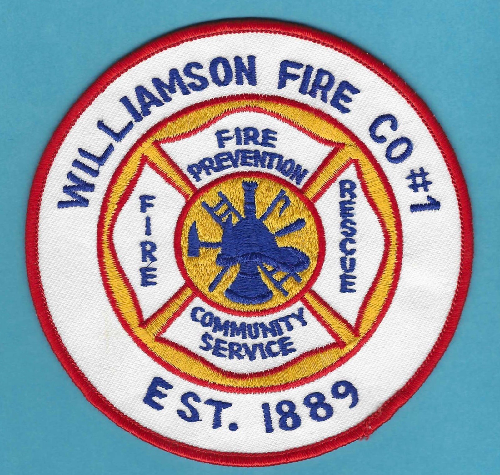 WILLIAMSON NEW YORK FIRE COMPANY 1 PATCH