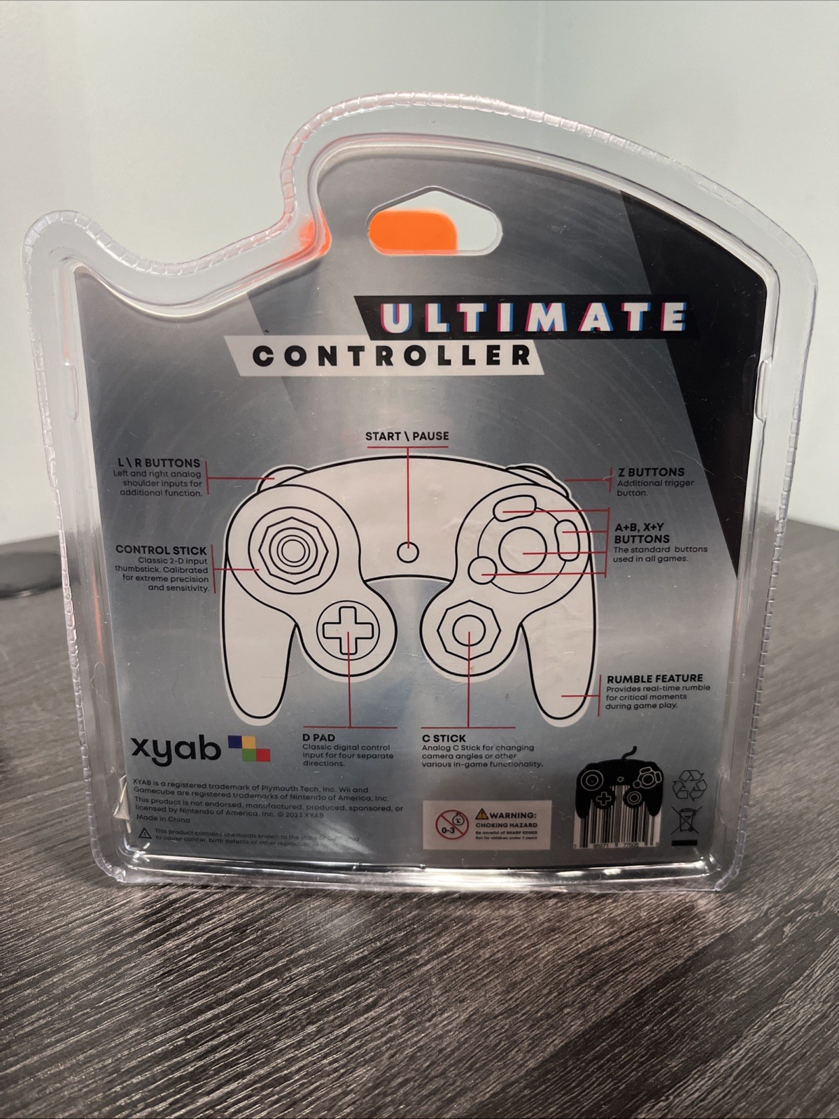 Gold Nintendo GameCube / Wii Controller , BRAND NEW