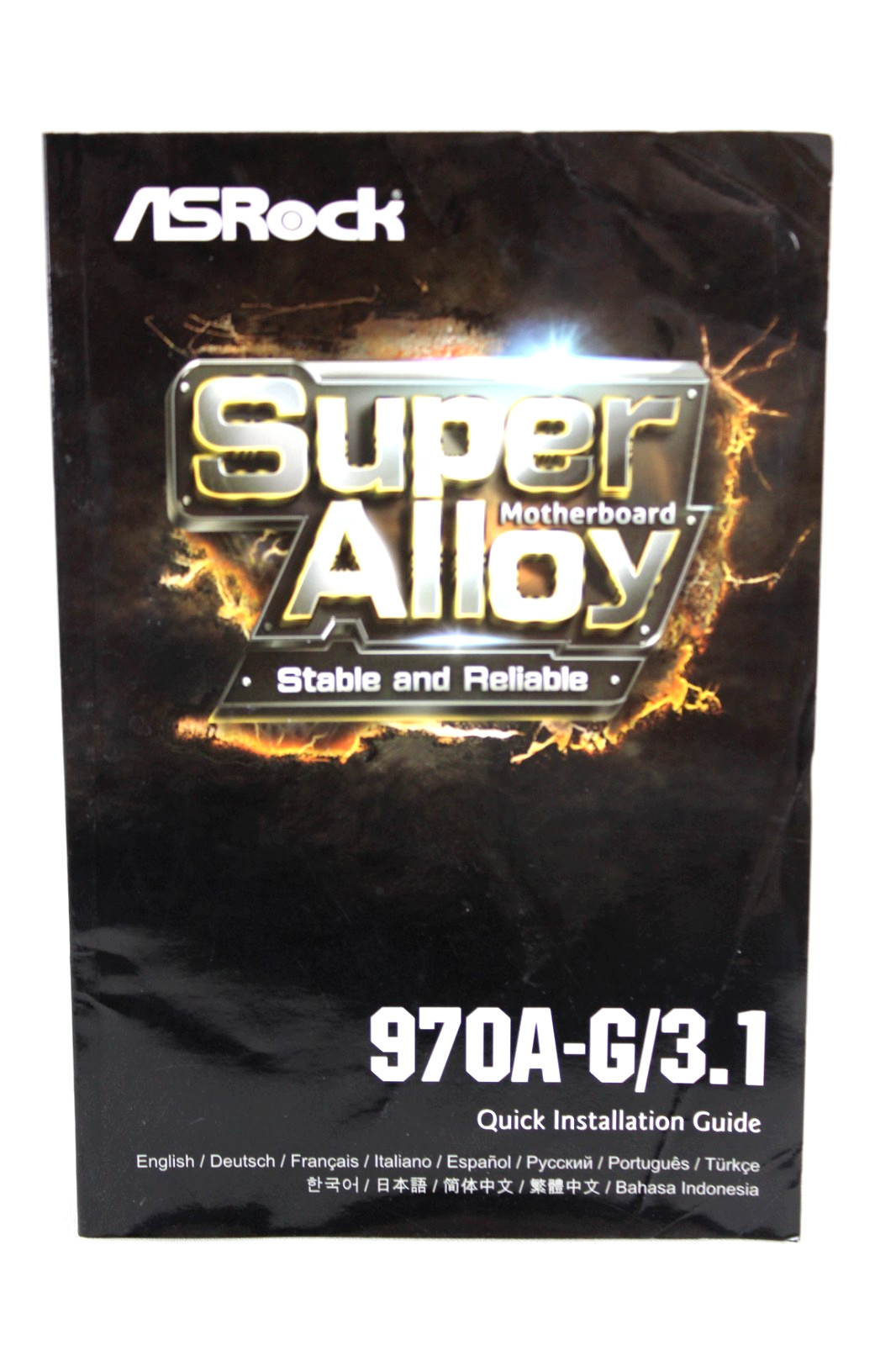 ASRock Super Alloy 970A-G/3.1 Quick Installation Guide 2015 Multi-Language