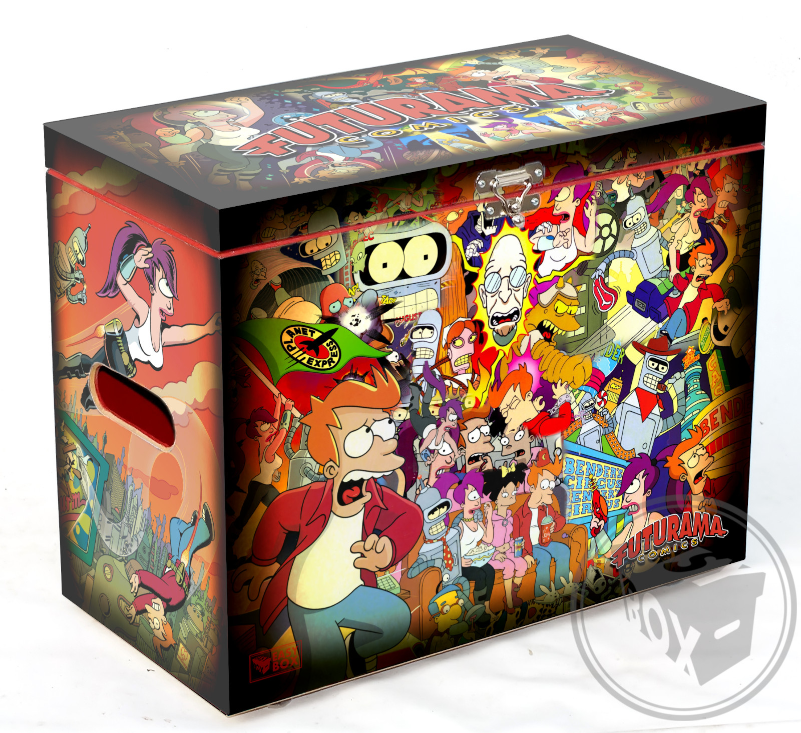 Futurama Comics - Large Comic Book Hard Storage Box Chest MDF