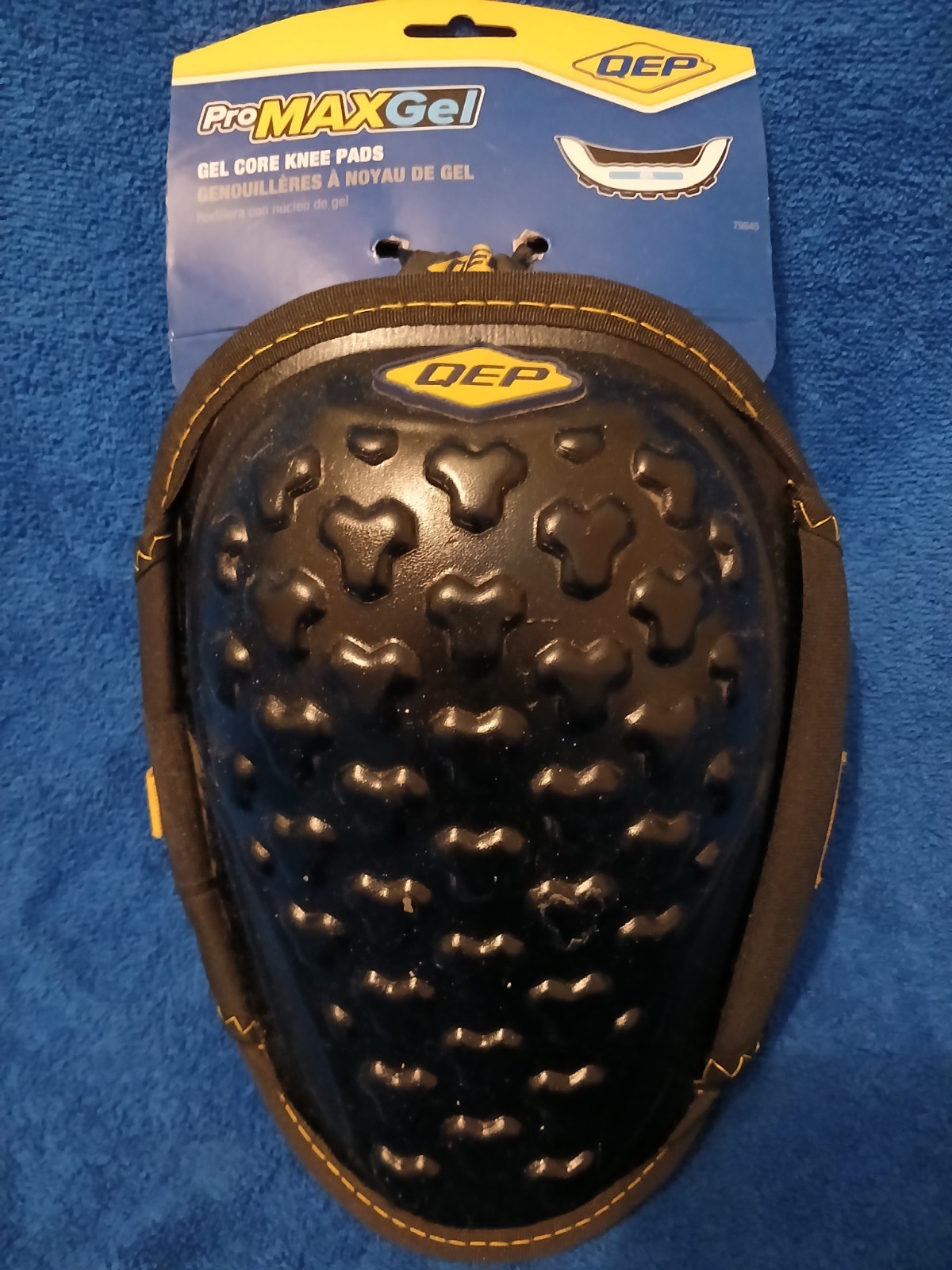 QEP ProMAX Gel Knee Pads with Lightweight EVA Foam Cushion and Pen Storage NEW