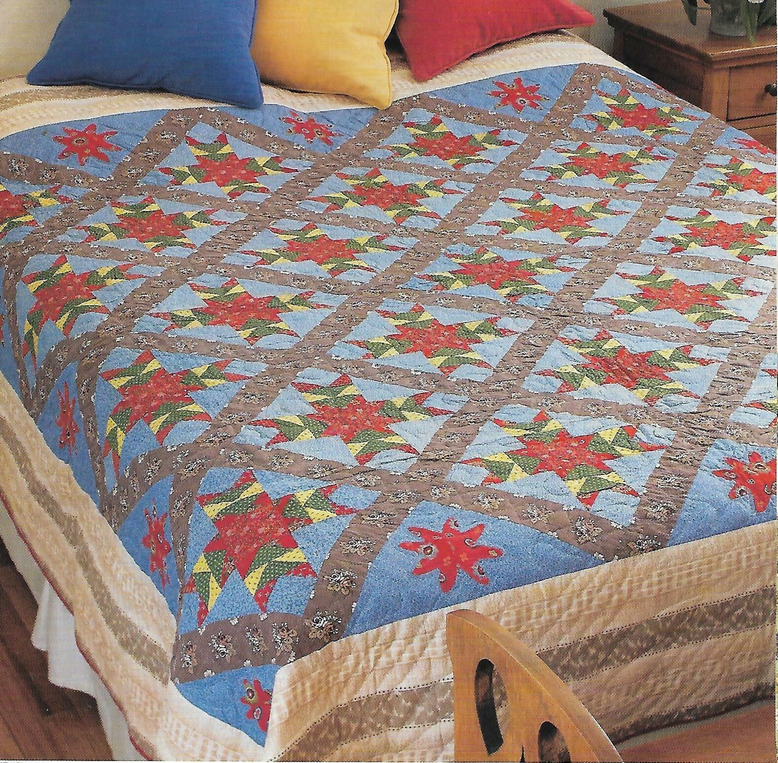 Odd Fellows Cross Quilt quilting pattern instructions