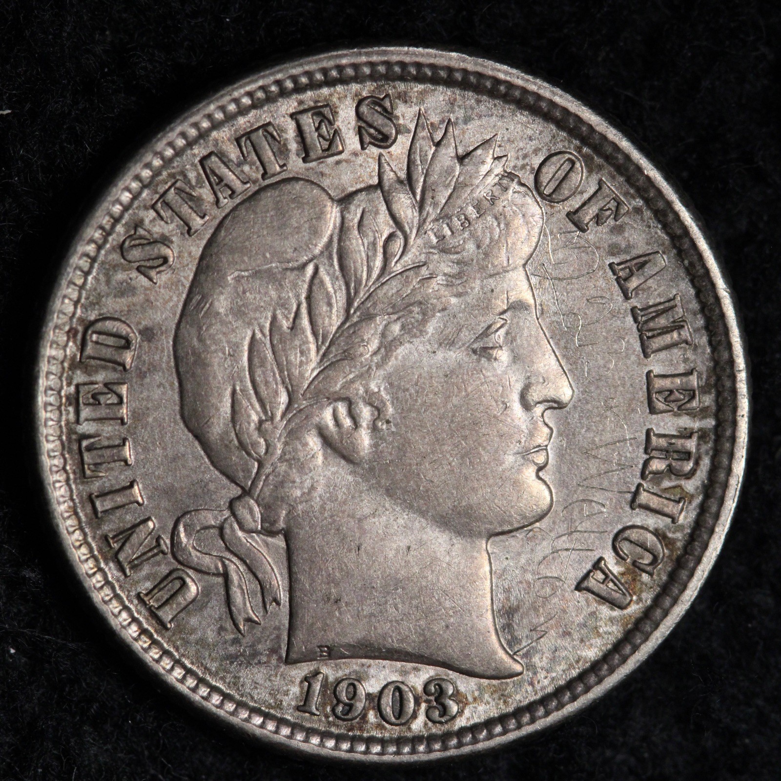 1903-O Barber Silver Dime BU *UNCIRCULATED* MS E249 KJTBM