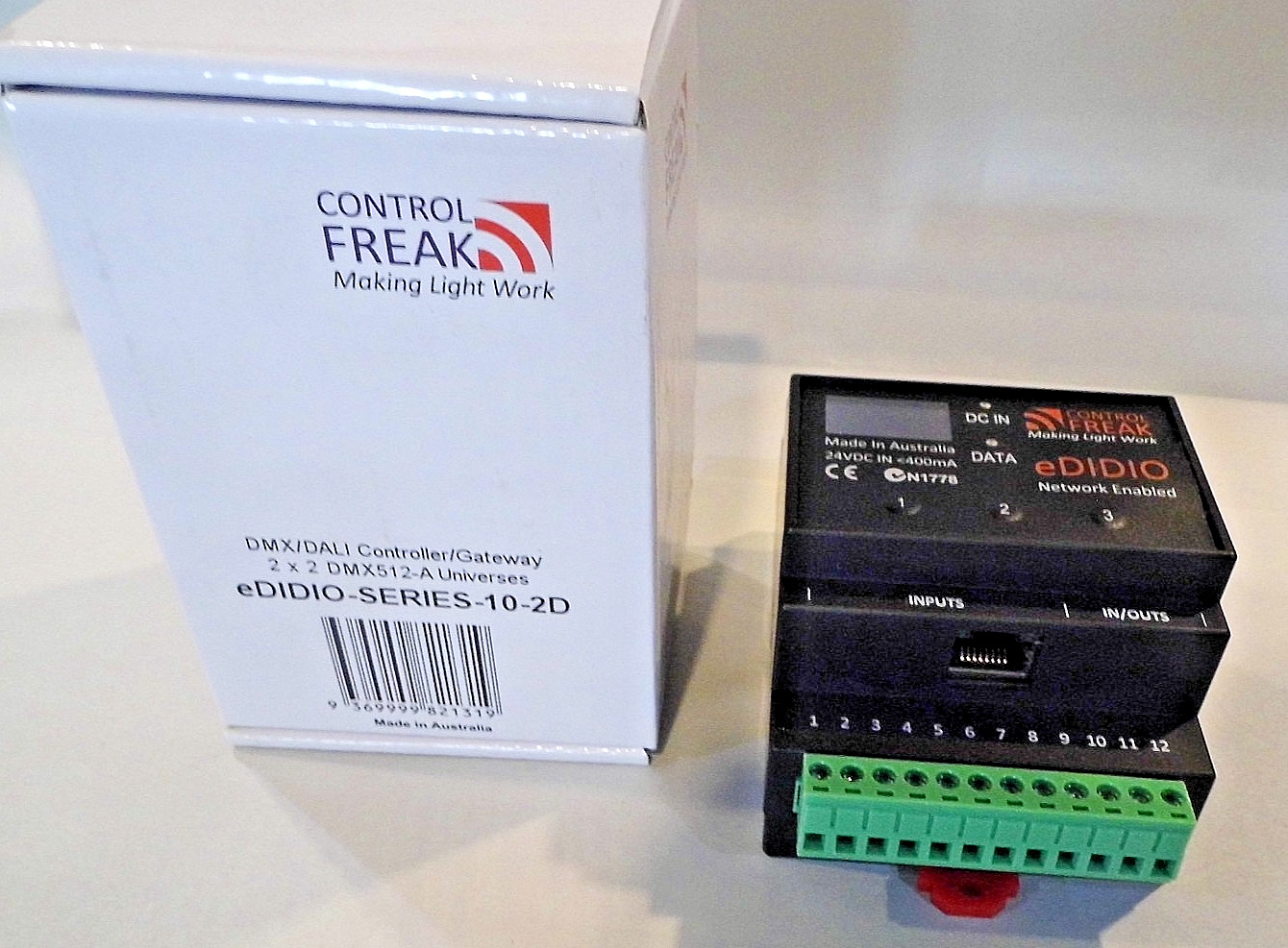 Control Freak Controller/ Gateway eDIDIO Series-10-2D / dmx512-a NEW DMX/DALI
