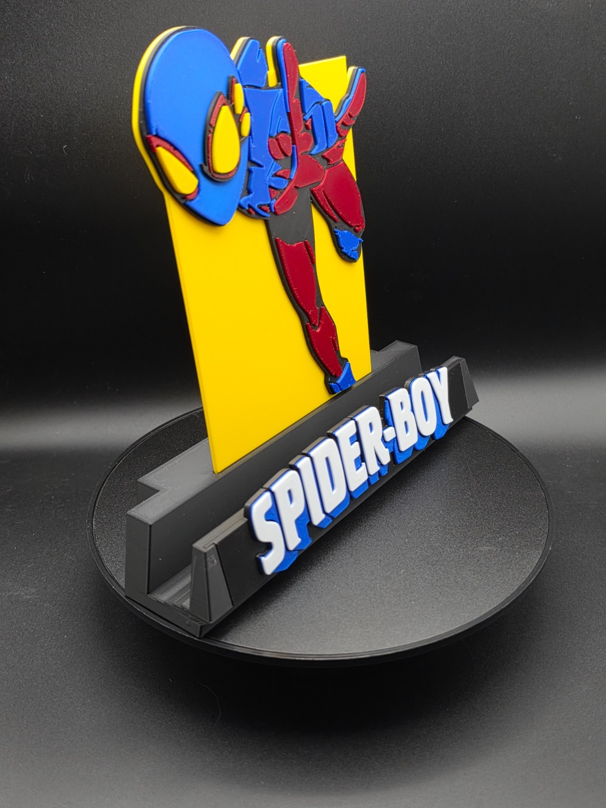 Spidey-Boy Comic Book Display Stand for Graded CGC, CBCS, and Non-Graded Comics