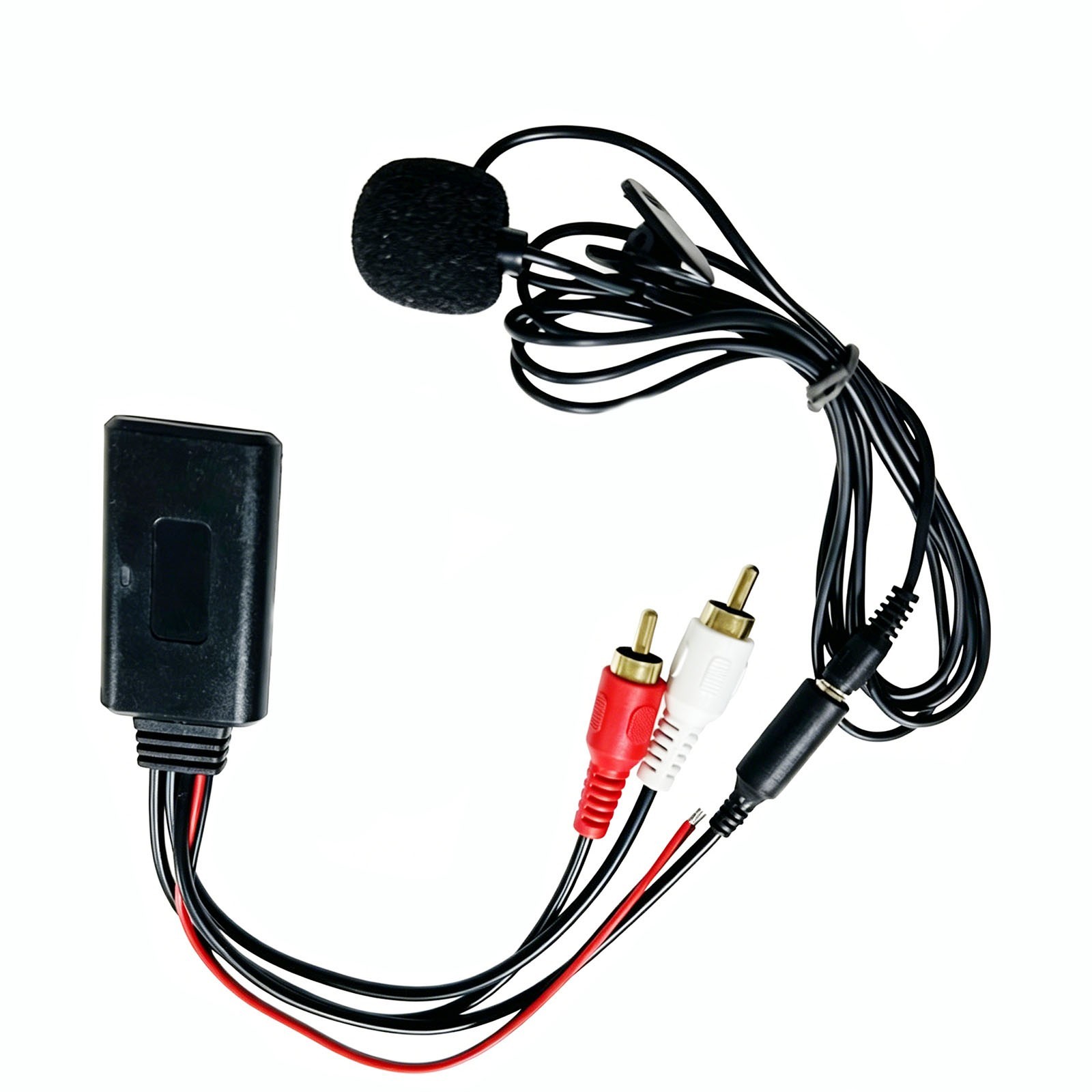 1PCS Car 12V Aux Bluetooth 5.0 Adapter Module Music Receiver Car Kit 2 RCA Input