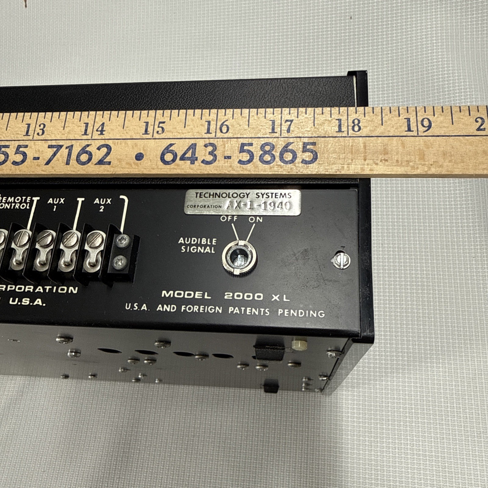 Technology Systems Corp Sonar Scan - Model 2000 XL *** Parts Only