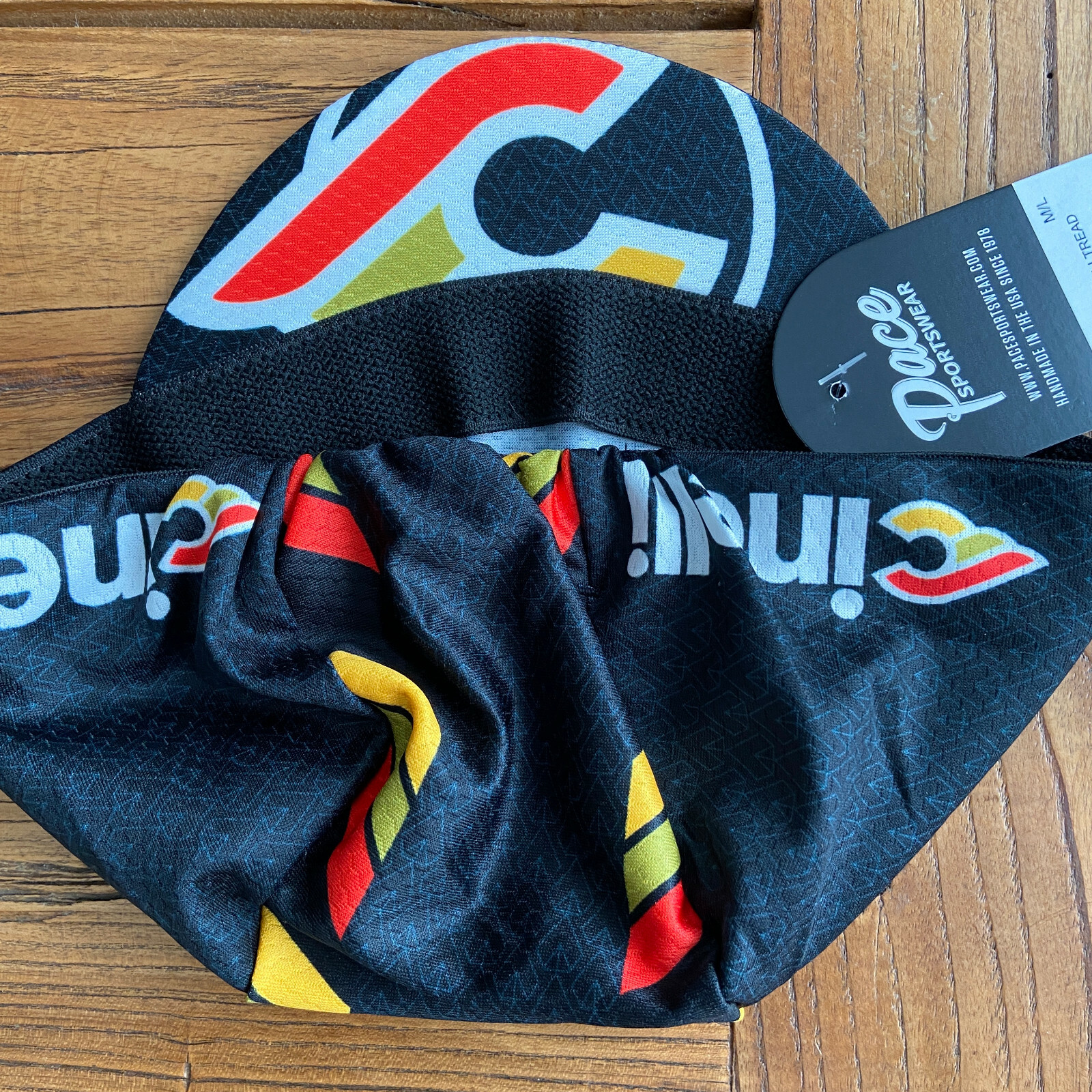 CINELLI TREAD HEX-TEK® Wicking Polyester Team Cycling Cap NEW Bike Hat Free Ship
