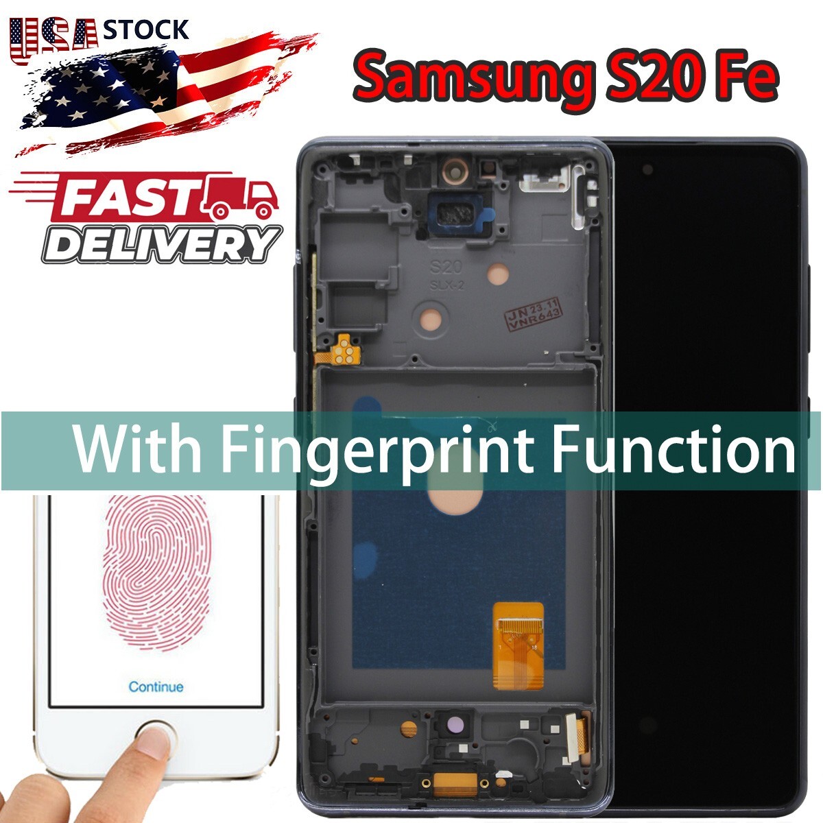 BLUE OLED LCD Display Touch Screen Digitizer For Samsung Galaxy S20 FE 5G G78 US