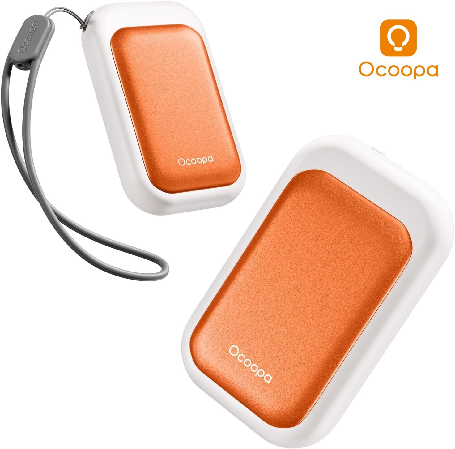 OCOOPA Magnetic 2 in 1 Rechargeable Hand Warmers 5000mAh Power Bank 16 Hrs Heat