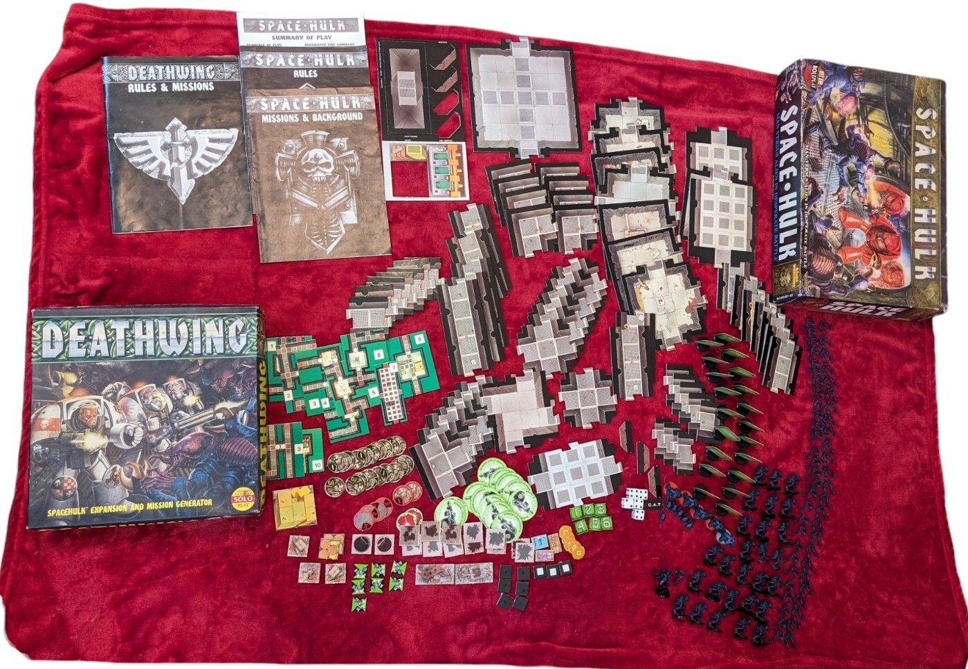 Space Hulk 1st edition Board Game Games Workshop Deathwing Expansion Uncomplete