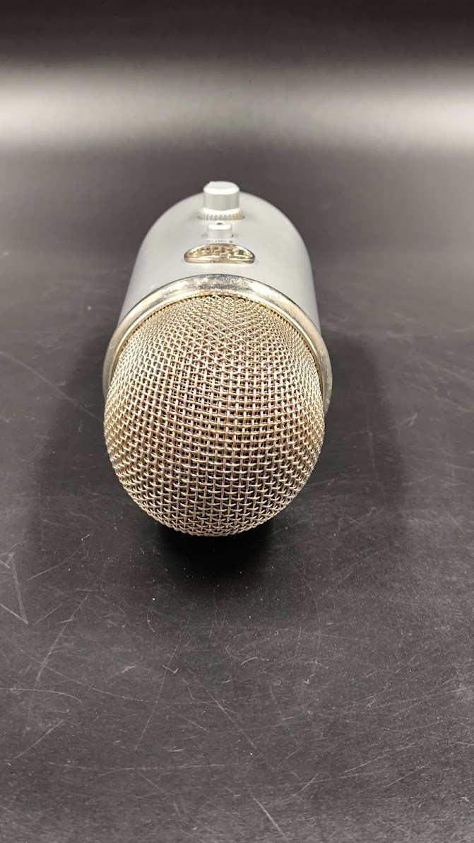 Blue Yeti Microphone Used Working Silver