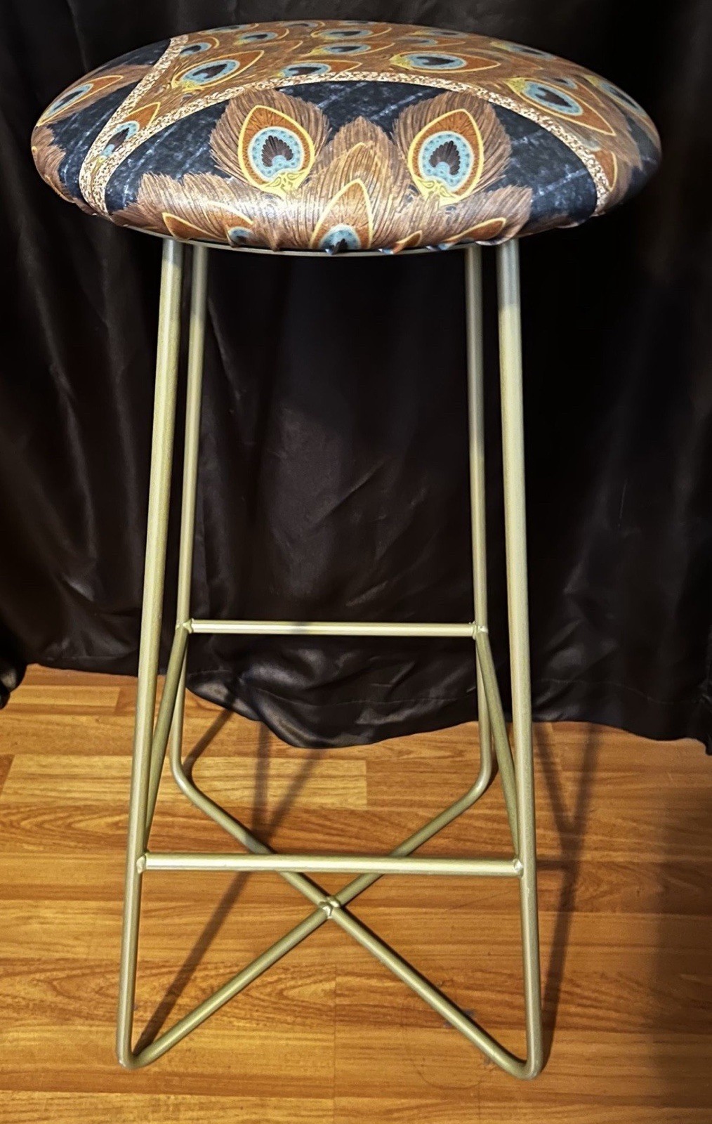 30” Bar Stool From THE PEACOCK AND PROUD IV COLLECTION