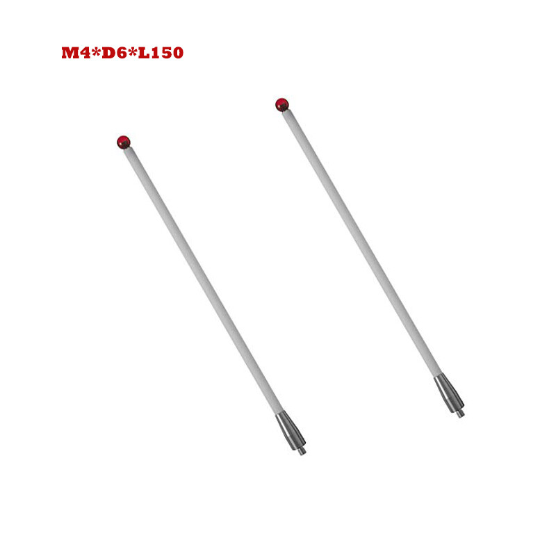2PC A-5000-8156 CMM Touch Probe Stylus 6mm Ruby Ball Tips 150mm M4 Ceramic Stem