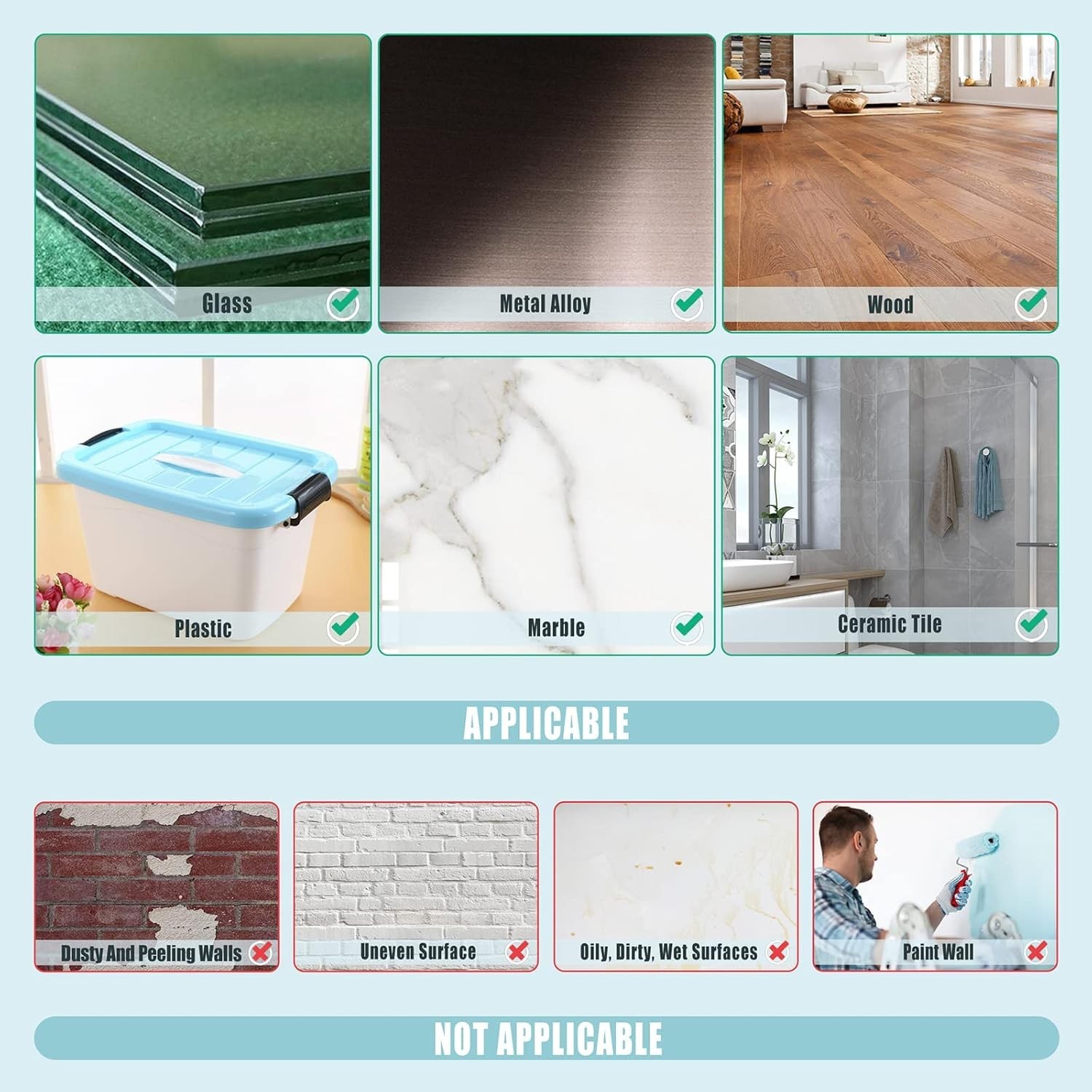 Versatile Black Hook and Loop Strips - 12 Sets for Strong Adhesive Applications