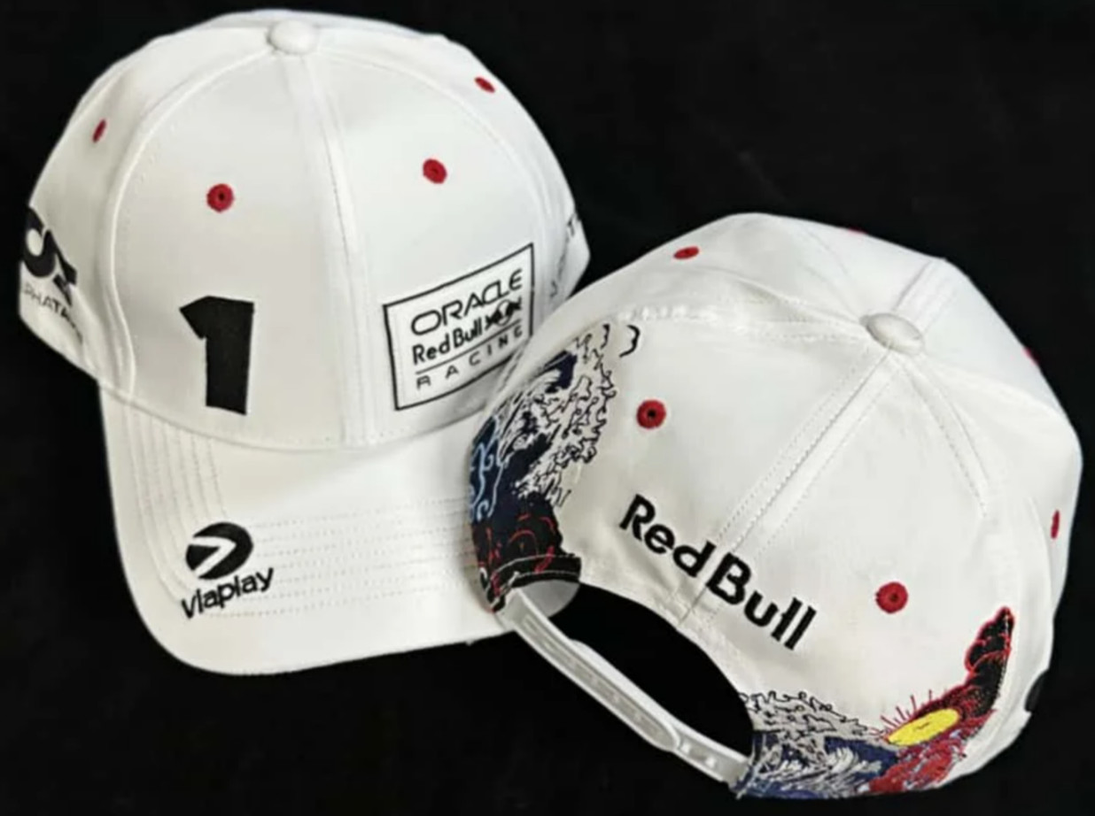 R - F1 Racing 2025 Special Edition Japan GP #1 Cap White. Factory 2nd.