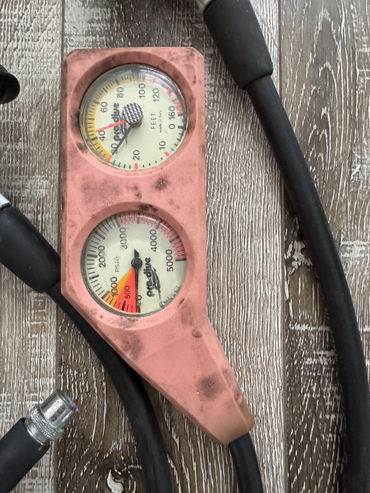 Dacor Aqua-Lung Scuba Diving Regulator Gauge Set
