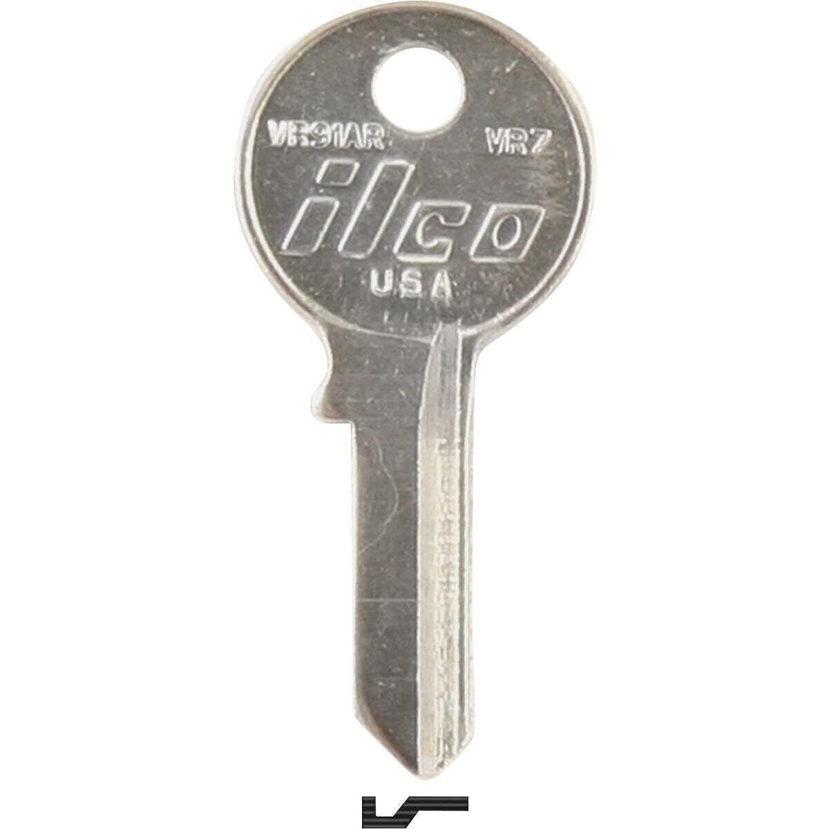 ILCO Vr7 Viro Padlock Key