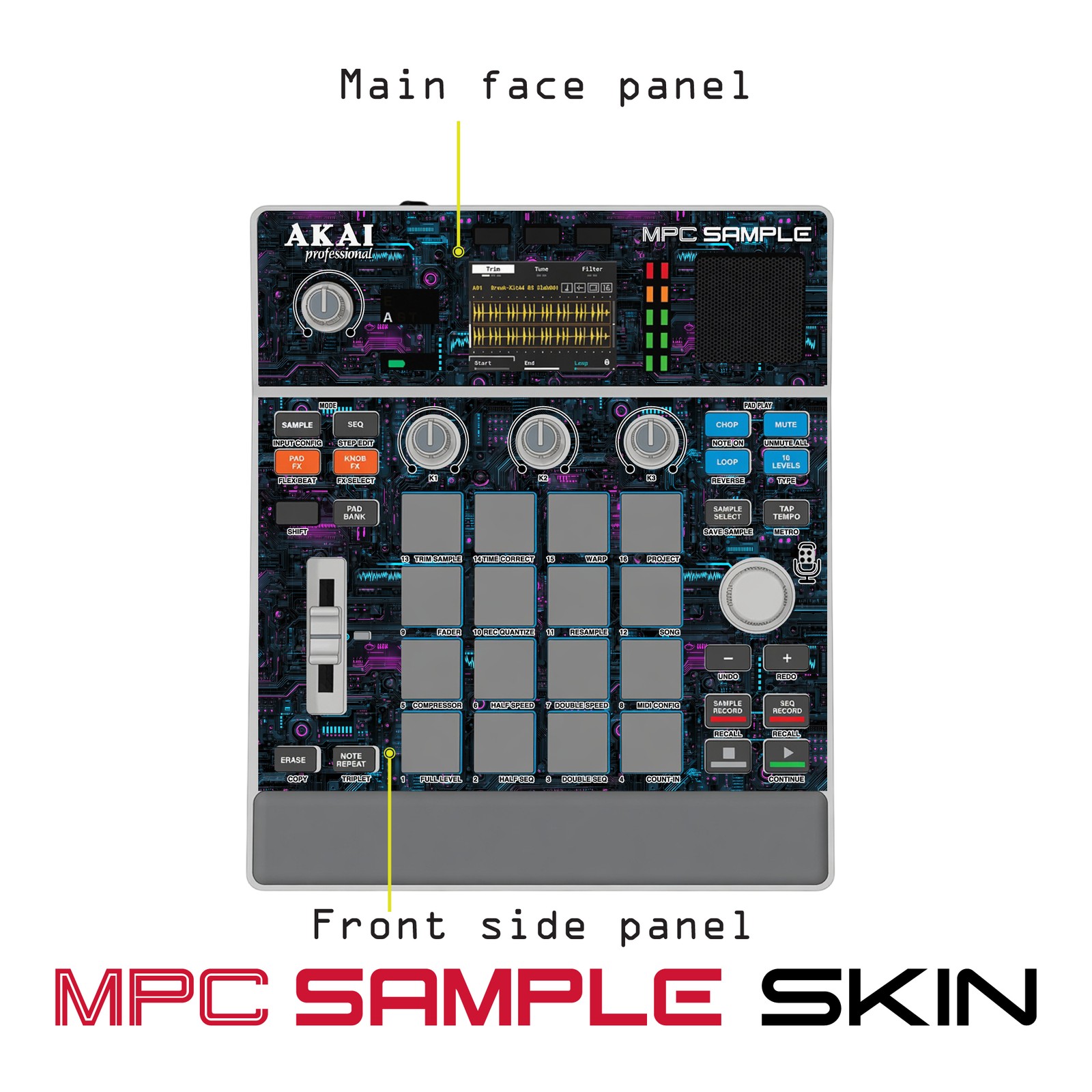 Akai MPC Sample Skin / Digital Void