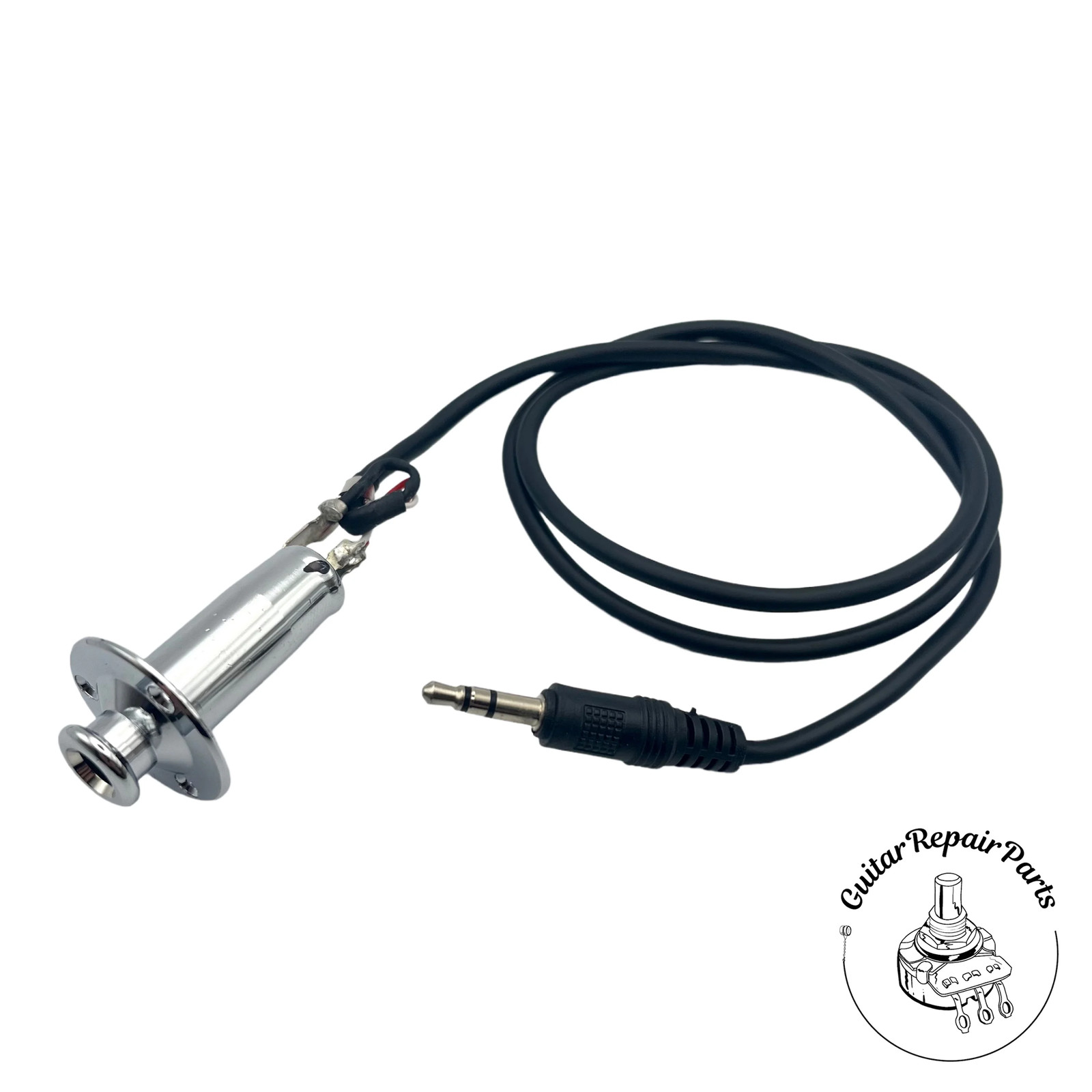 Taylor Guitars 84814 Prewired Endpin Jack Assembly 25" For ESB System - Chrome