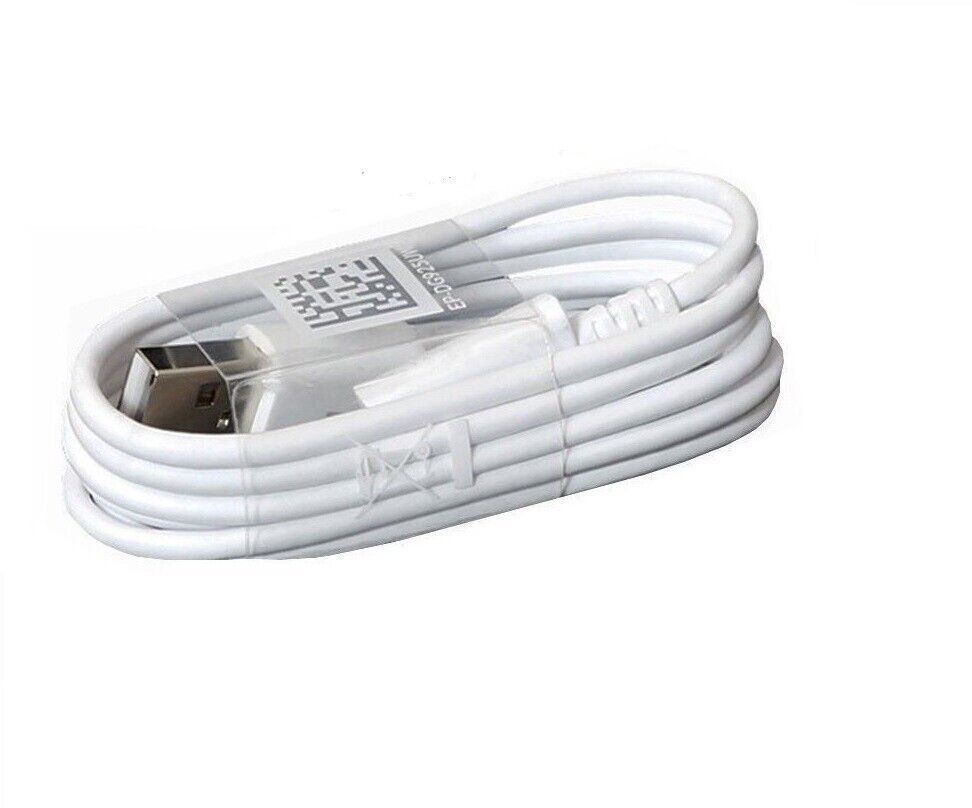 White Universal USB Charging Set Fast Wall Charger + Type-C Charging Cable Cord