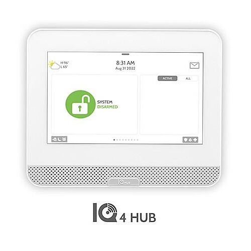 Qolsys IQPH058 IQ4 Hub PowerG, Whole Home Hub with 7" Touchscreen, AT&T