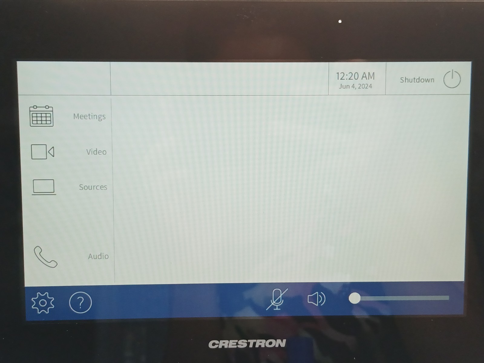 Crestron TST-902 Wireless Touchscreen Controller + Charger Dock, No Batt, Tested
