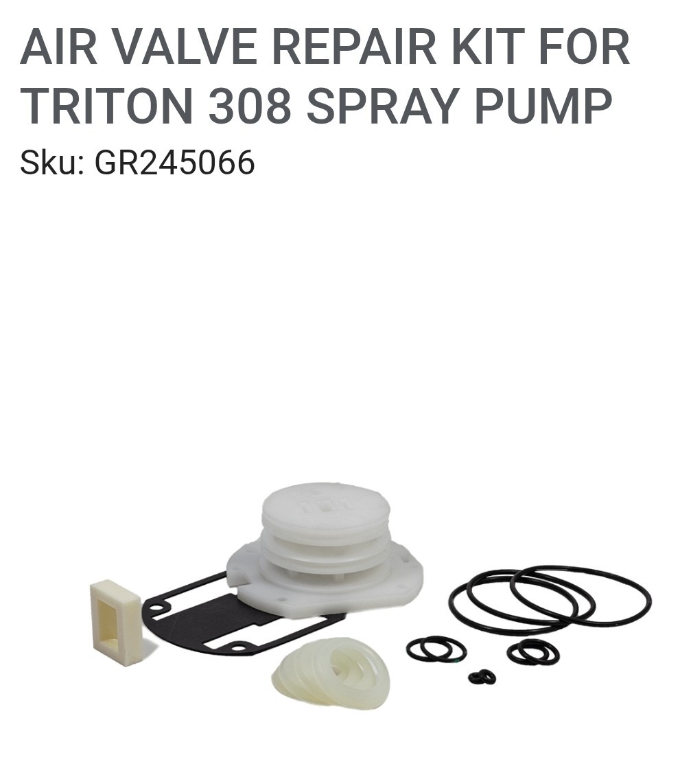 GRACO 245066 Triton 3D 150 Air Valve Repair Kit
