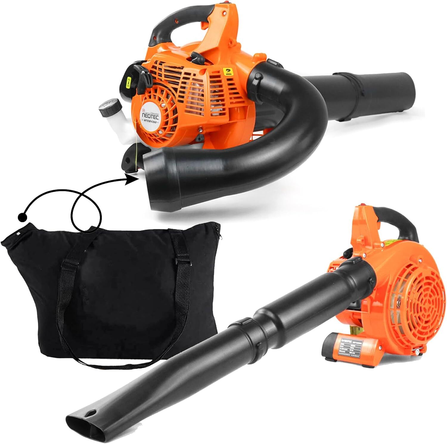 Handheld Leaf Blower Gas Powered 2-Stroke Commercial Heavy Duty Grass Yard Clean