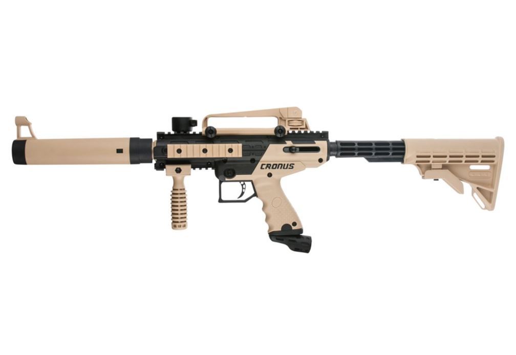 Tippmann Cronus Tactical Paintball Gun - Black / Tan
