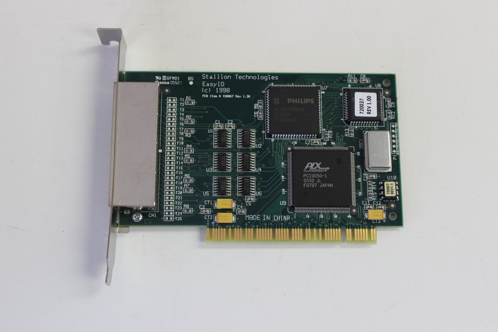 STALLION 990235 EASYIO 4 PORT RS-232 ADAPTER PCI RJ45 600098 EIO-4-RJK (PCI)