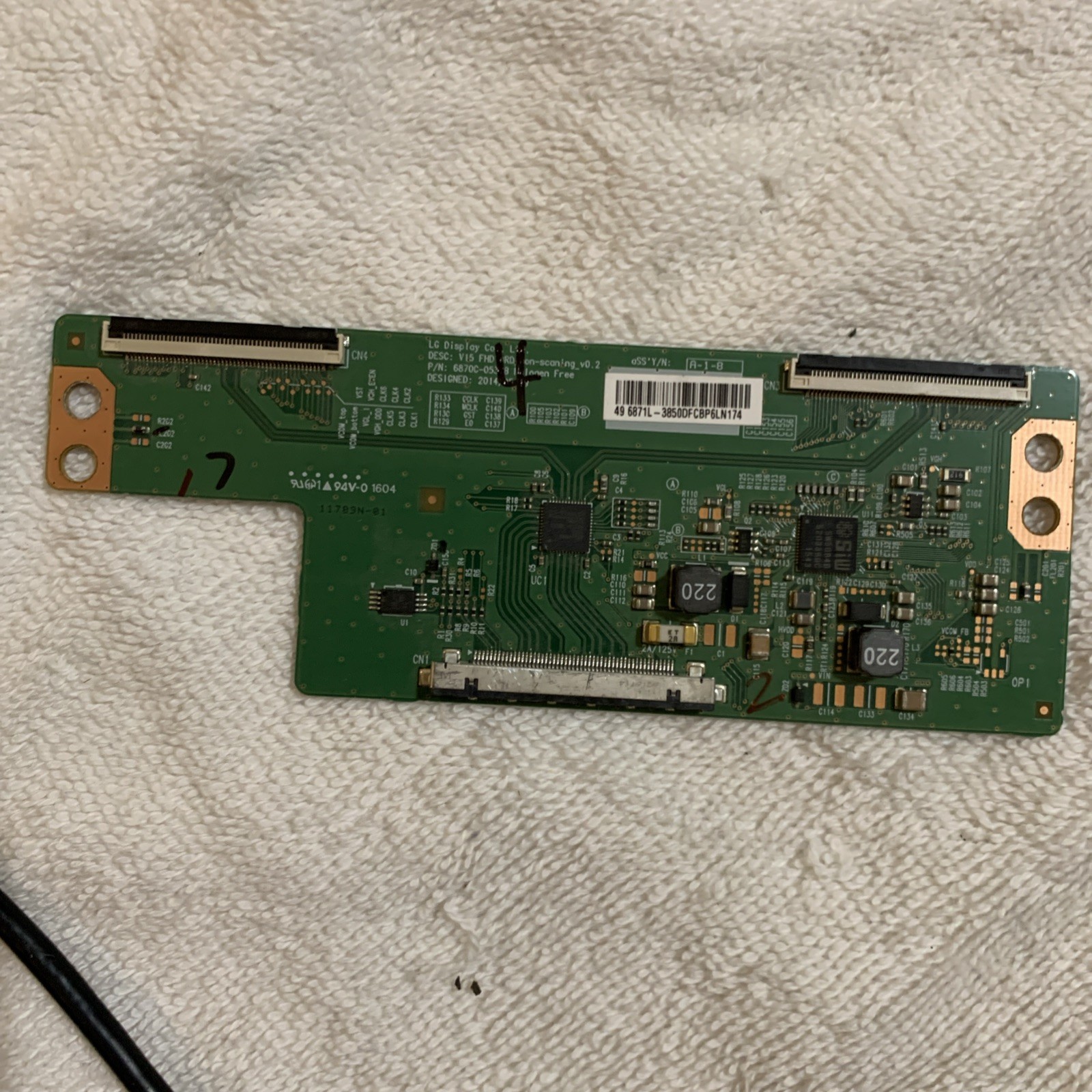 New!! T-con Board LG43/49/55inch V15 FHD DRD 6870C-0532A 6870C-0532B 6870C-0532C