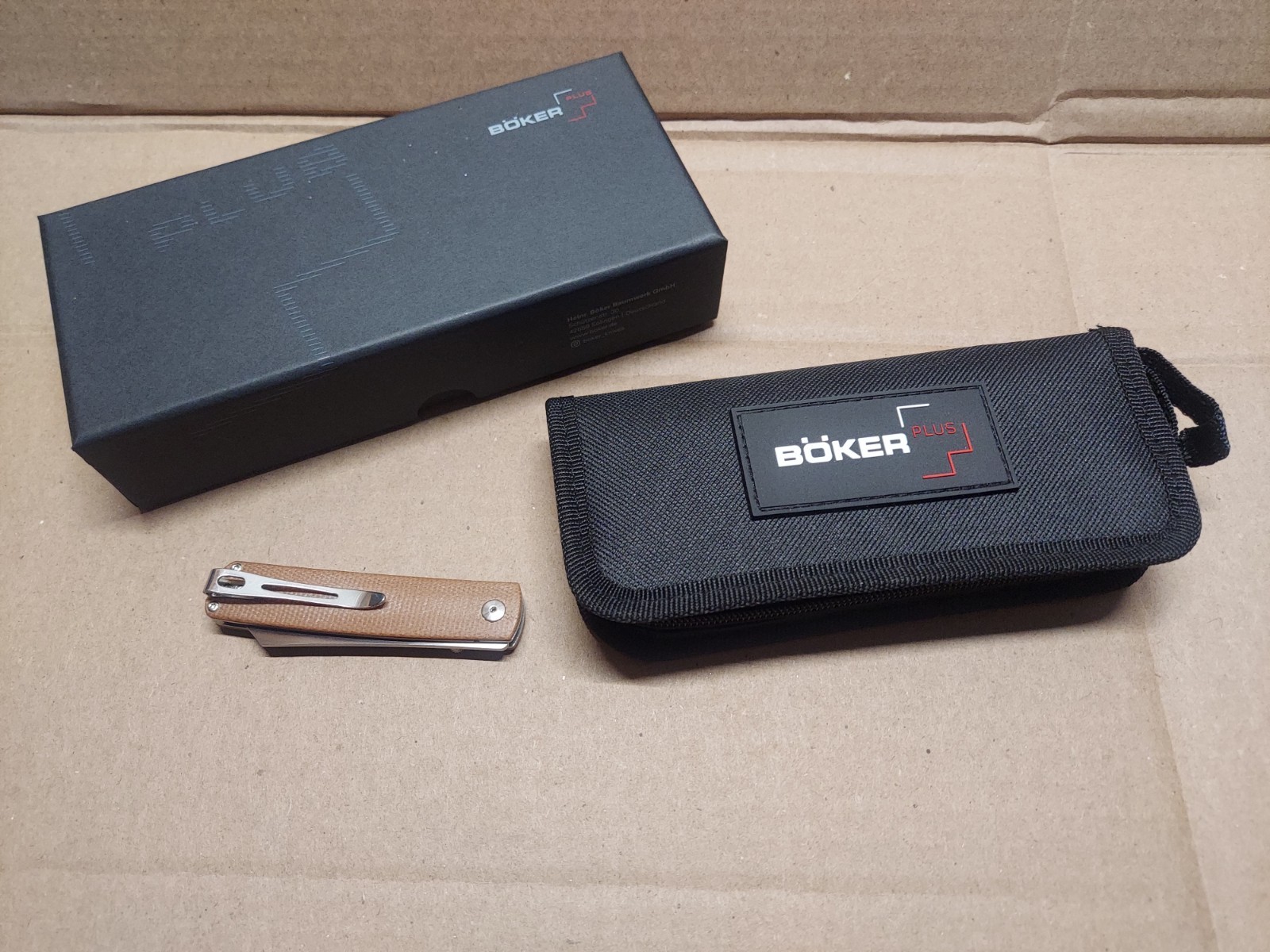 Boker Plus Tenshi Micarta Knife 01B0327