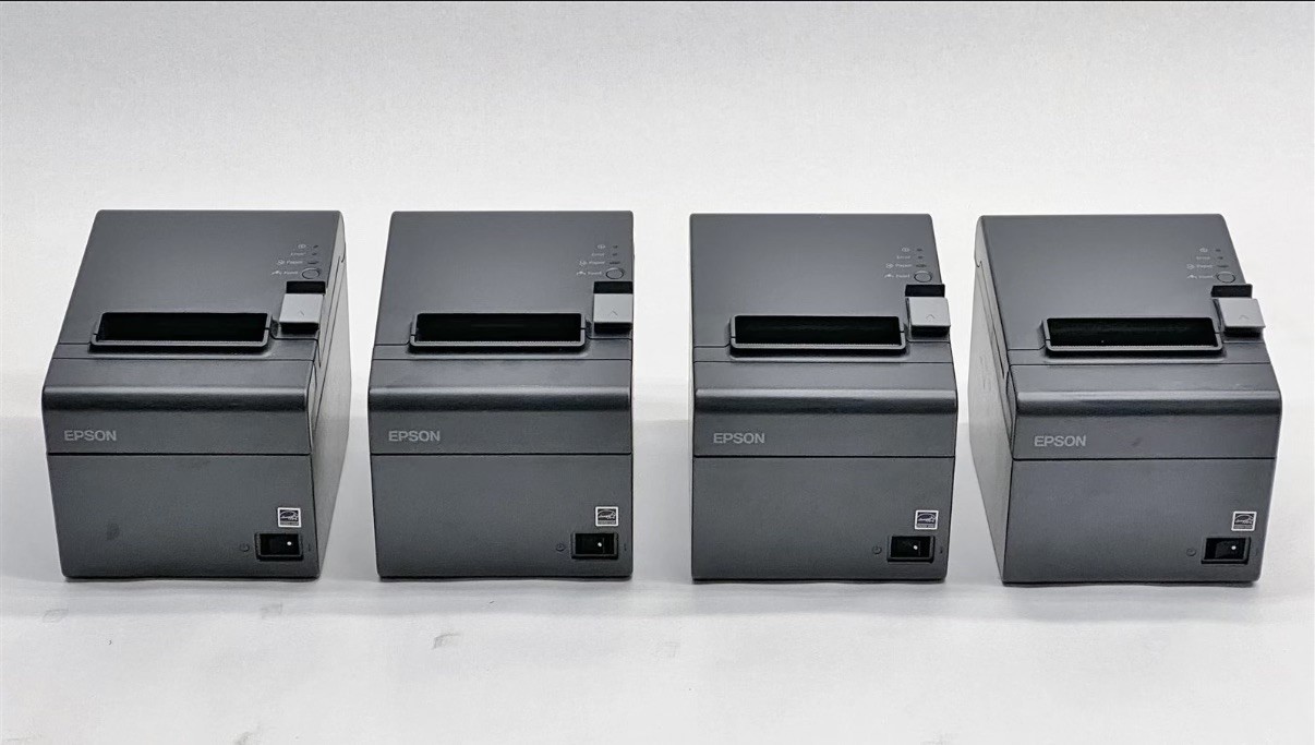 Lot of 4 Epson TM-T20II M267D Thermal POS Receipt USB - Working FREE SHIPPING