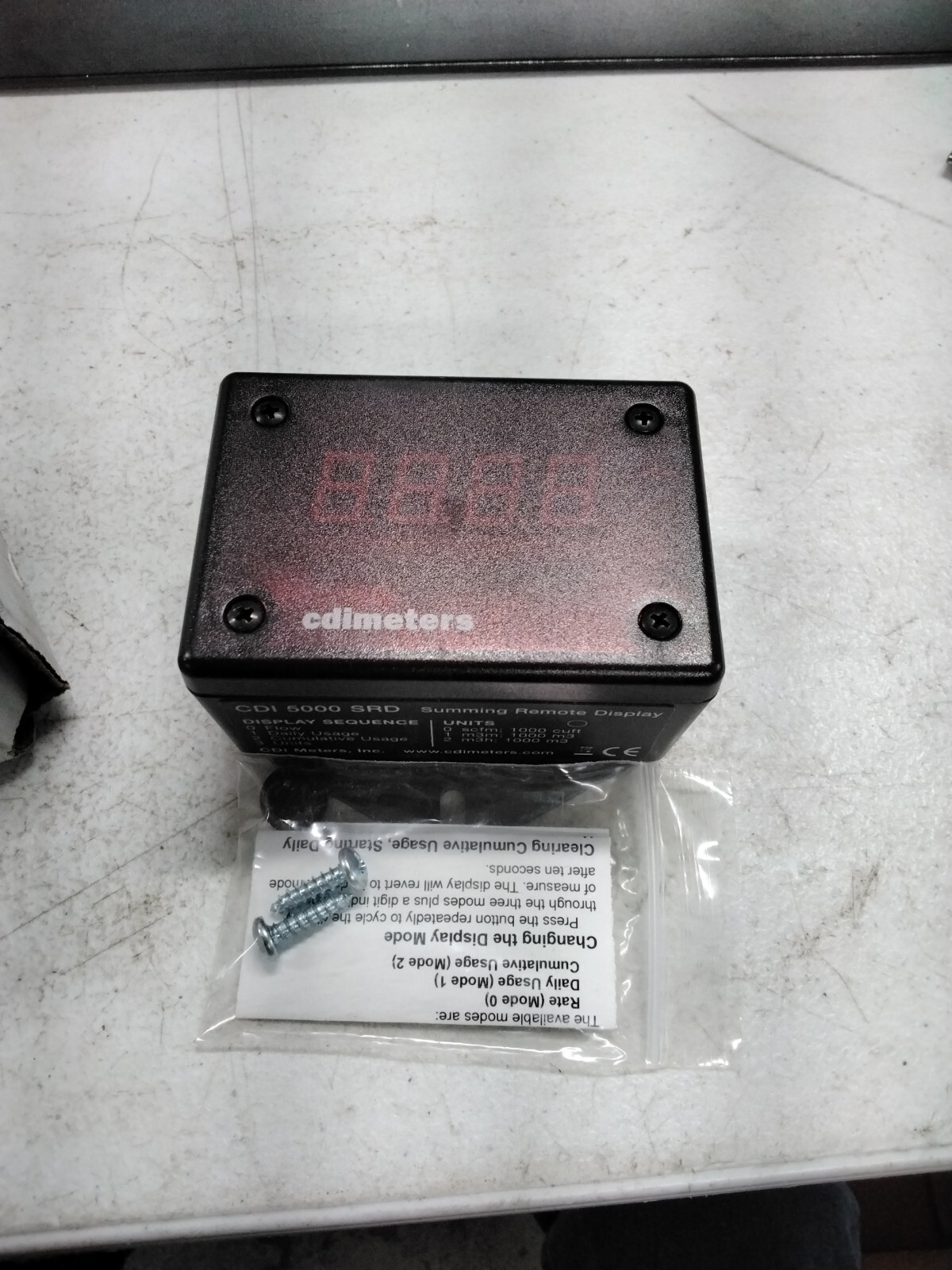 NEW Cdi Meters Summing Remote Display Part# Cdi 5000 Srd FREE SHIPPING