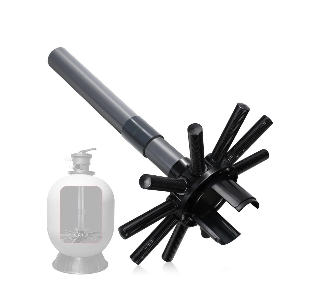 SX164DA Pool Lateral Assembly with Center Pipe Compatible with Hayward Pro Serie